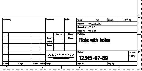 In NX Zeichnungsrahmen erzeugen, ändern, ausfüllen, verwalten